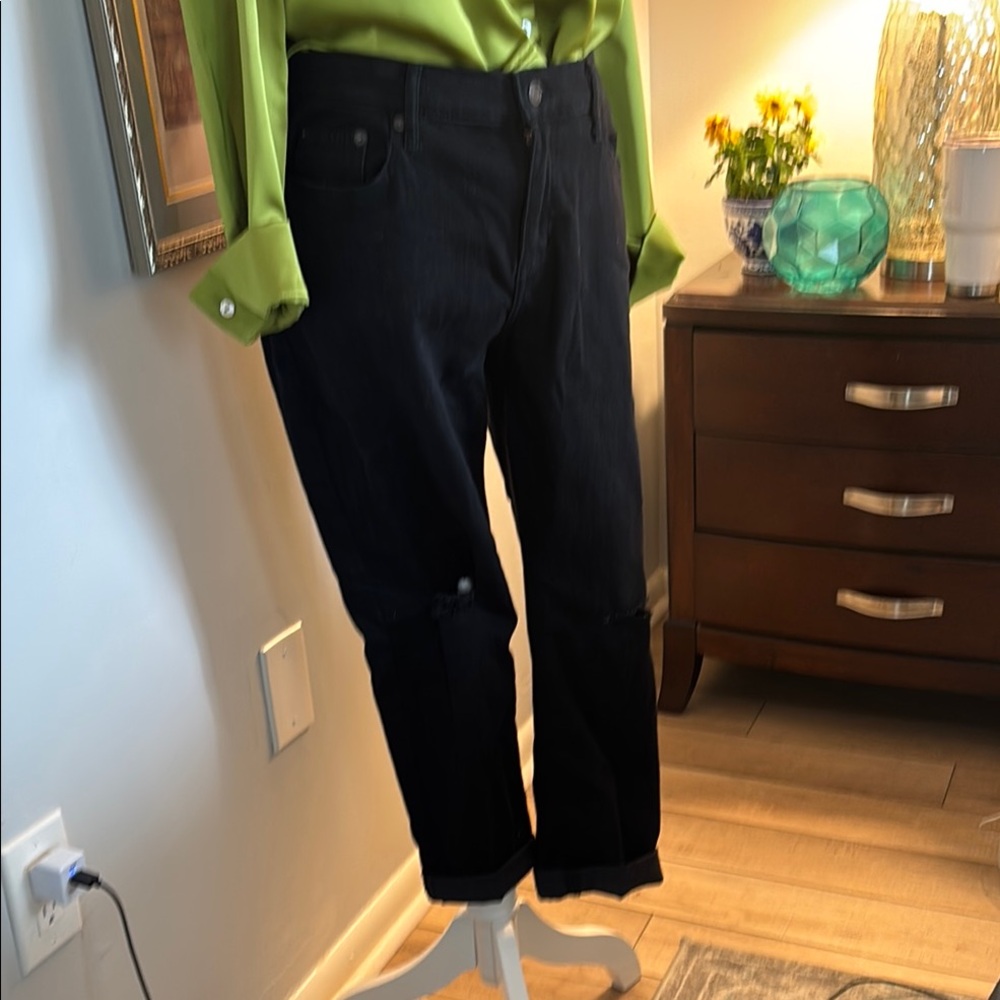 Banana Republic Black Straight Jeans